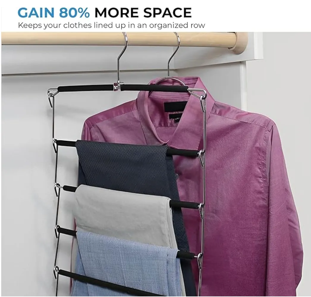 5 Tier Pants & Garment Hanger Set 2