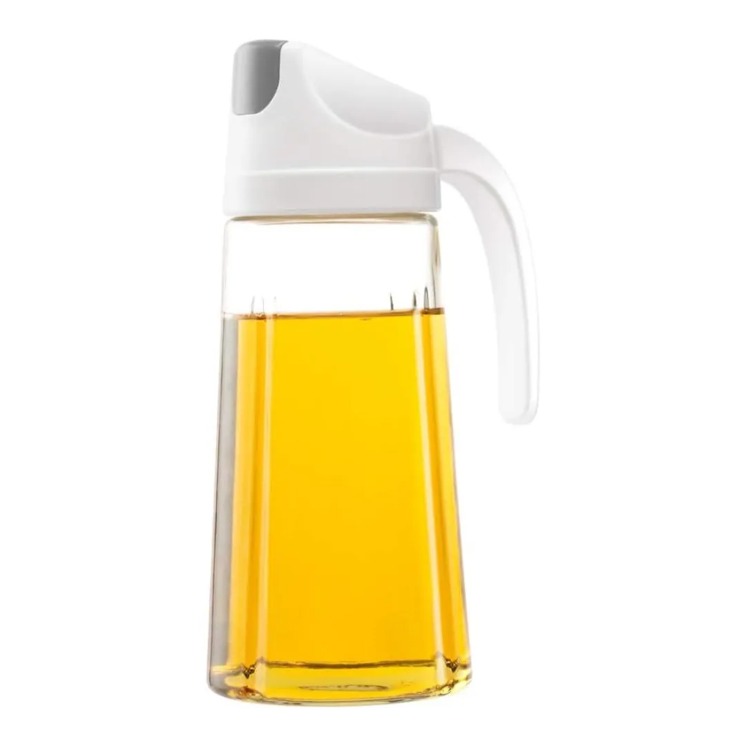 630ml Leakproof Oil Bottle Dispenser with Auto Flip Cap