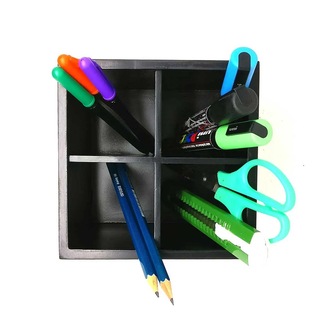 Desk Organizer For Stationery - Clouds of Color