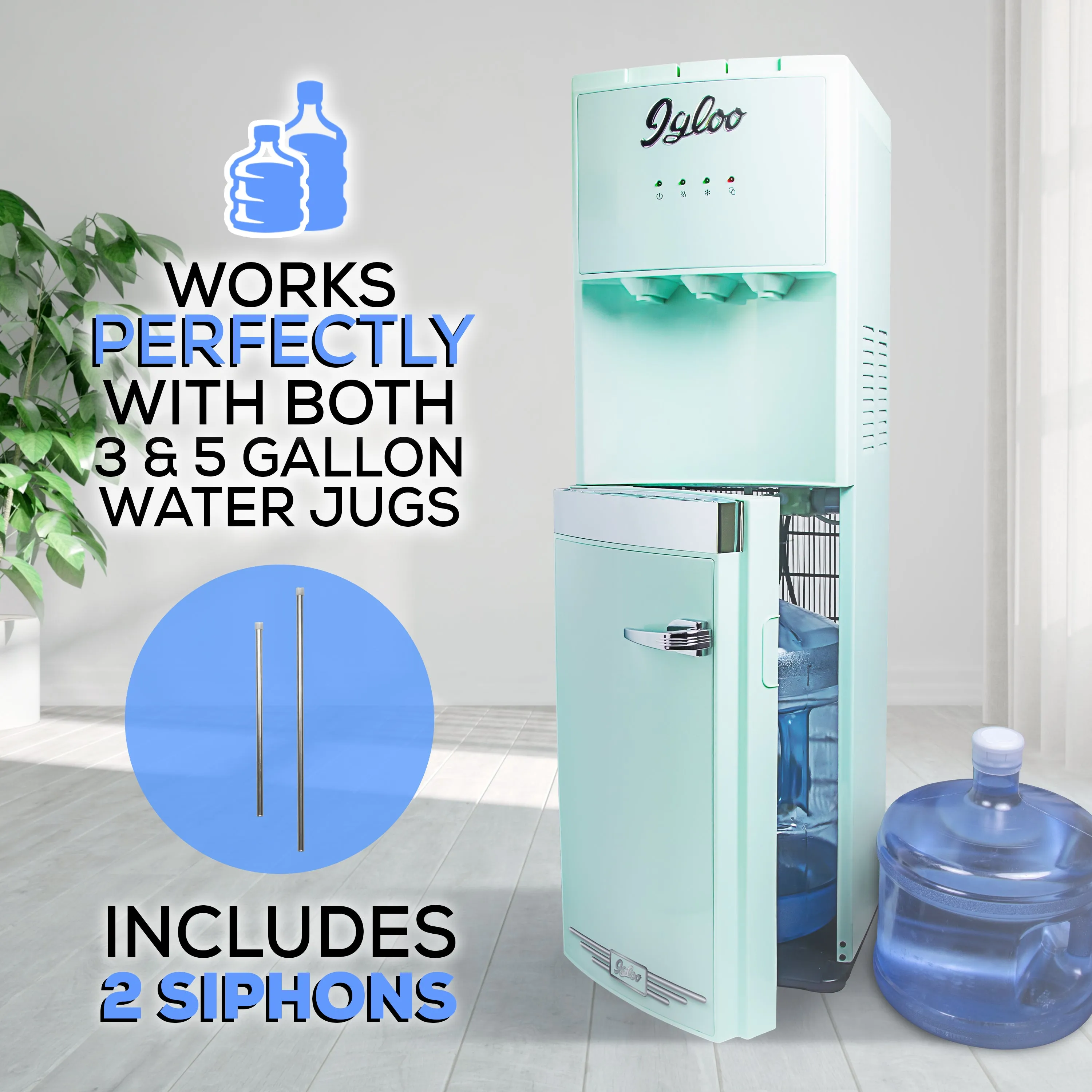 Igloo Retro Water Cooler, Aqua