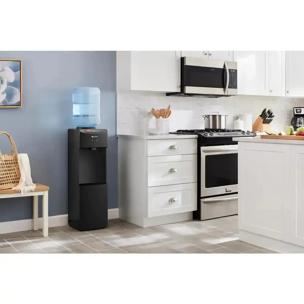 Matte Black Top Load Water Dispenser