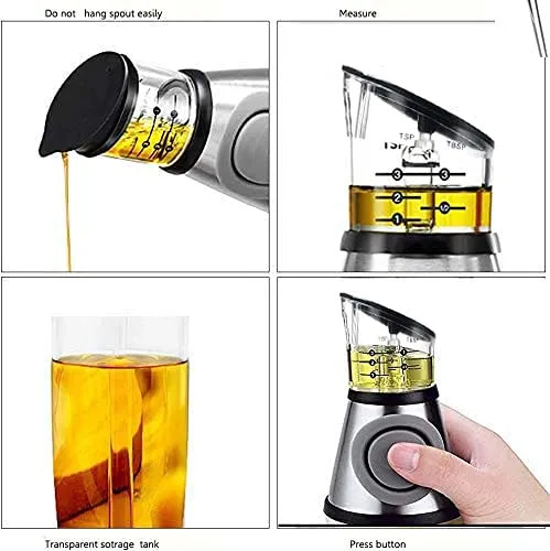 Oil & Vinegar Dispenser 350ml Press & Measure