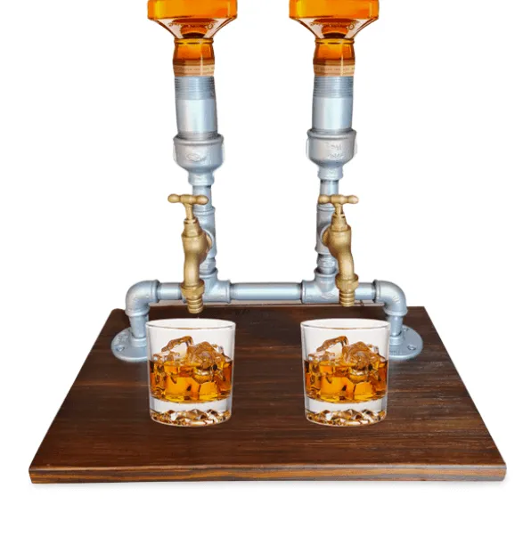 Rustic Pipe Dispenser-Twin Butler