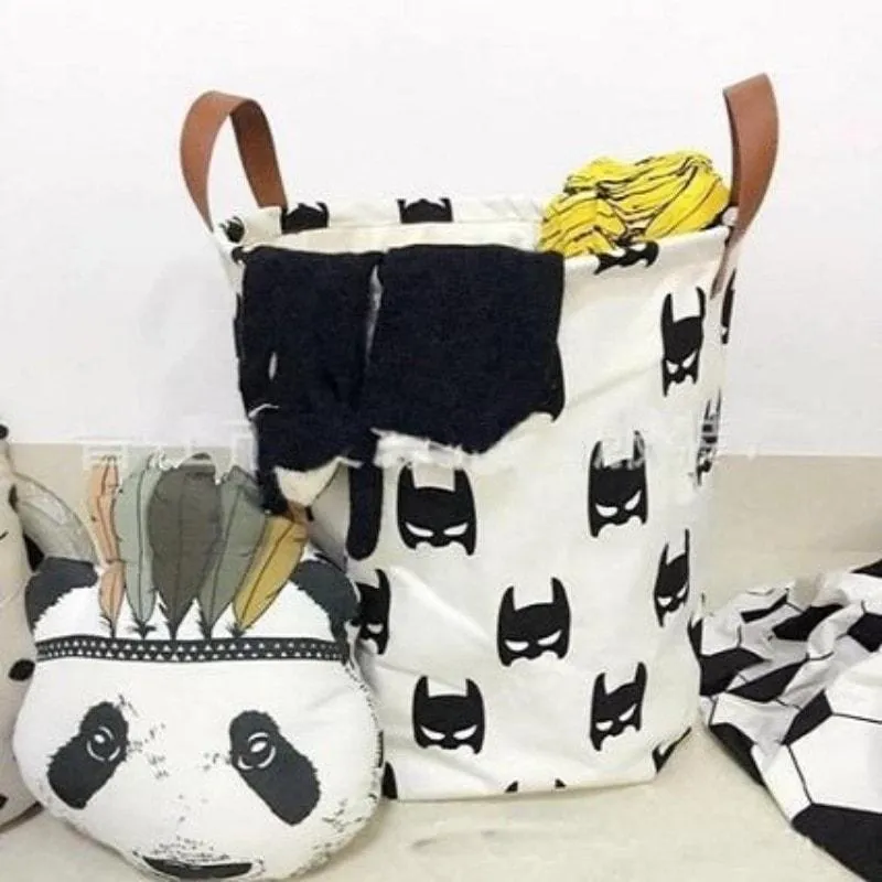 The Bat Mask Nursery Storage Laundry Basket