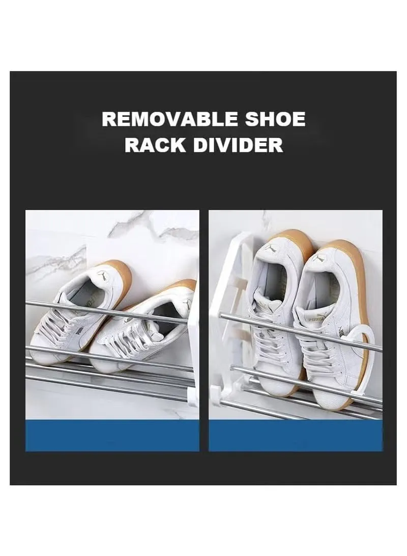 Wall Hanging Shoe Rack Space Saver Back Door Out of Sight Wall Shoe Rack Mounted Shoe Shelf Closet Shoe Organizer